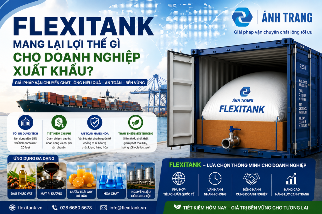 Flexitank Mang Lại Lợi Thế Gì Cho Doanh Nghiệp Xuất Khẩu?